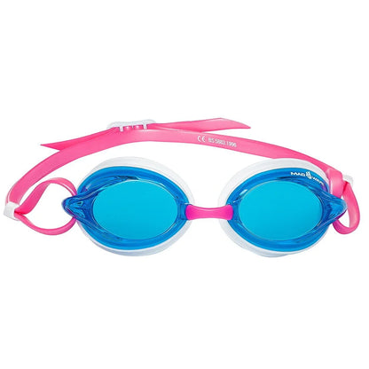 Ochelari de înot Mad Wave Spurt M0427 24 0 11W, pink/azure/white