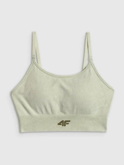 Bra pentru fitness 4F F203 4FWSS26USBAF203 light green