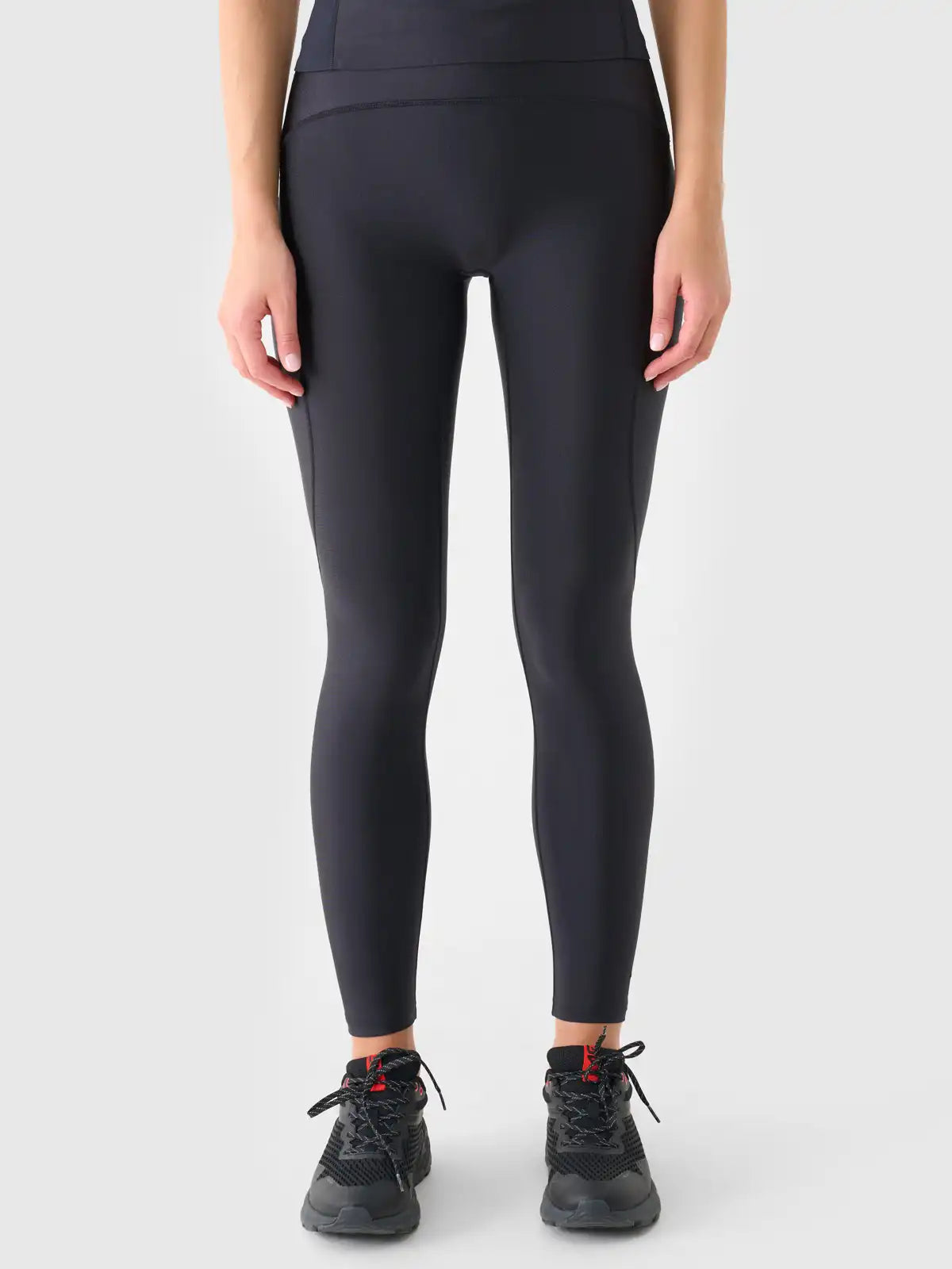 Legginși de antrenament pentru femei 4F F366 4FWAW25TFTIF366 deep black