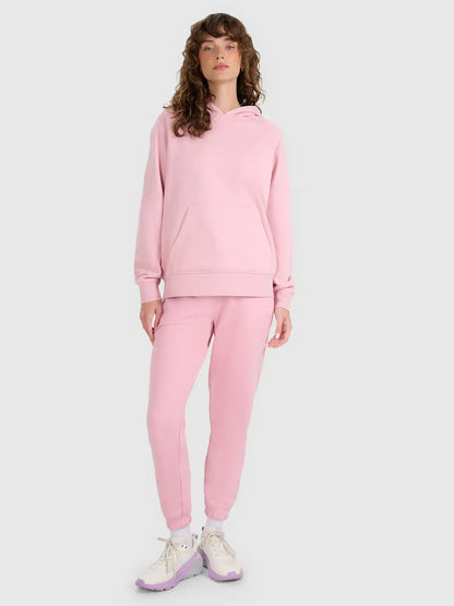 Женский батник с капюшоном 4F F1764 4FWMM00TSWSF1764 light pink
