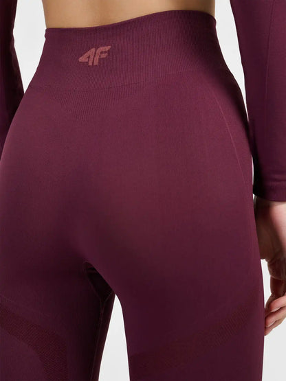 Женские леггинсы термо 4F F325 4FWAW26USEAF325 burgundy