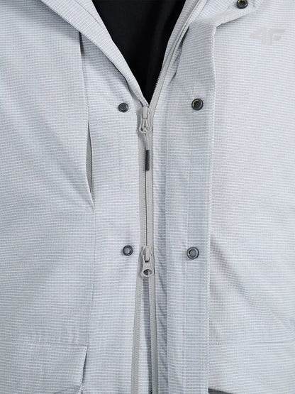 Jachetă impermeabilă pentru bărbați 4F M0884 4FWAW25TTJAM0884 grey