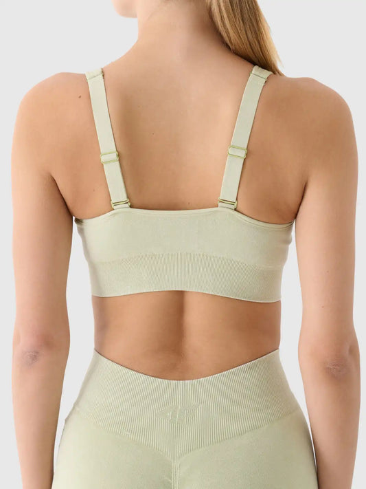 Bra pentru fitness 4F F210 4FWAW25USBAF210 light green