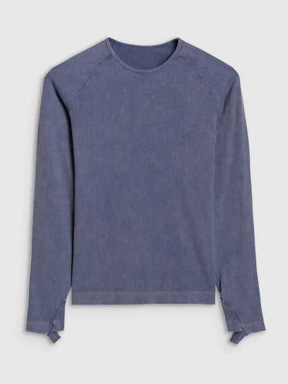 Longsleeve de fitness pentru femei 4F F429 4FWAW25TFLOF429 dark blue