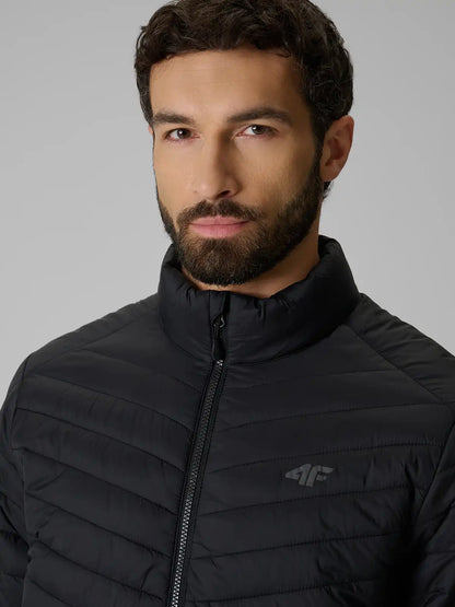 Jachetă de puf pentru bărbați 4F  M0934 4FWAW26TDJAM0934 deep black