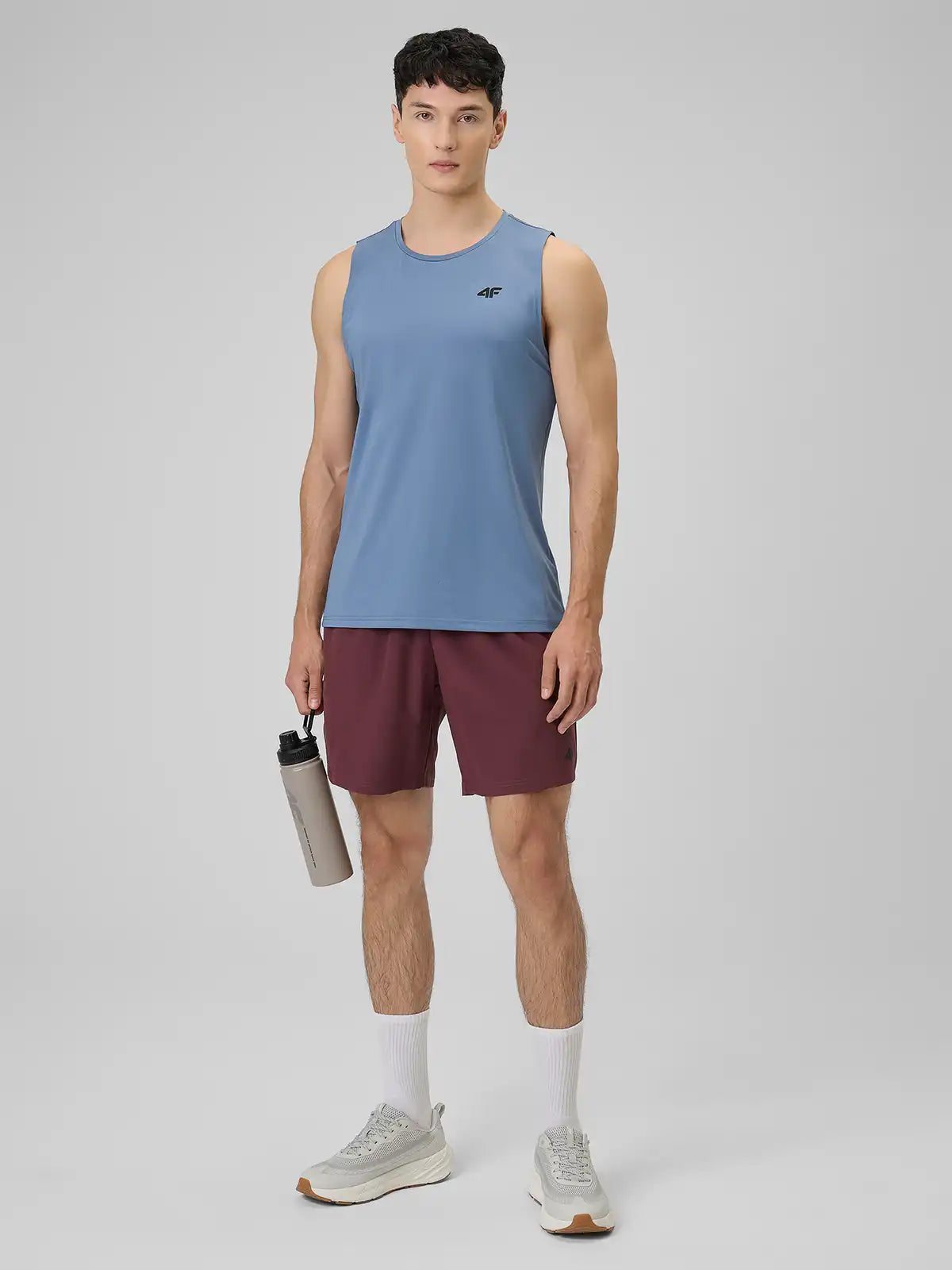 Мужская майка для тренировок 4F M0744 4FWSS26TFSLM0744 denim