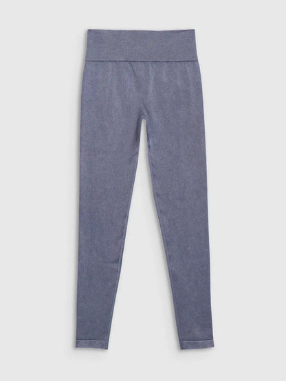 Legginși de antrenament pentru femei 4F F407 4FWAW25TFTIF407 dark blue