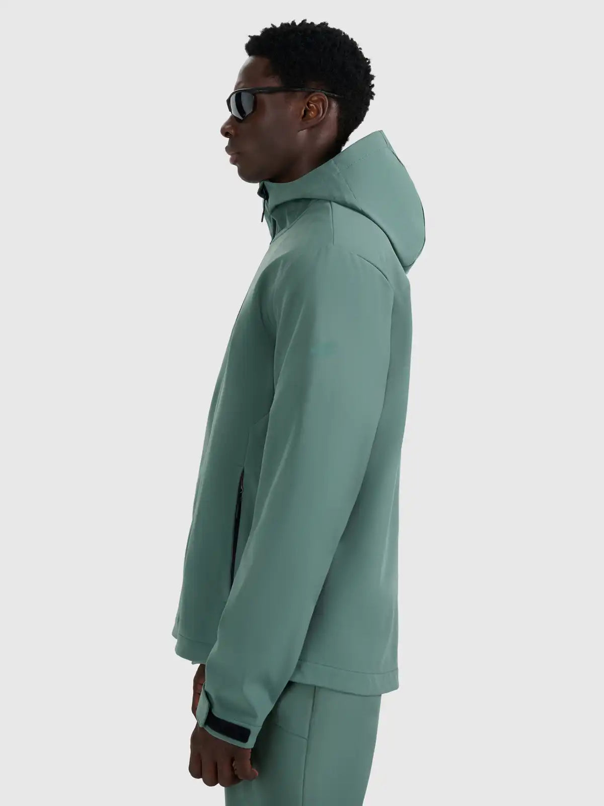 Jacheta rezistentă la vânt pentru bărbați 4FM362 4FWAW25TSOFM362 dark green