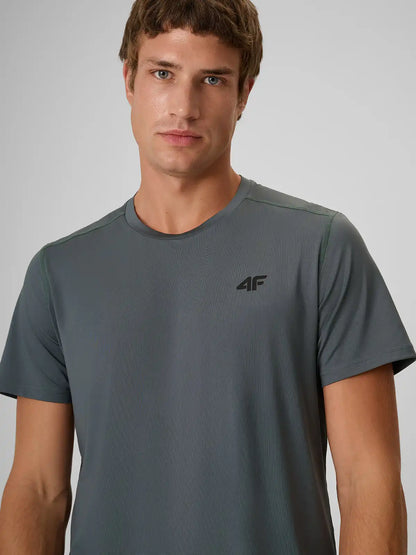 Tricou de fitness pentru bărbați 4F M2355 4FWAW26TFTSM2355 dark green