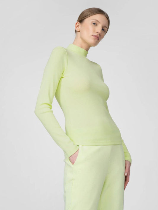 Longsleeve pentru antrenamente 4F H4L22-TSDL011 Lemon