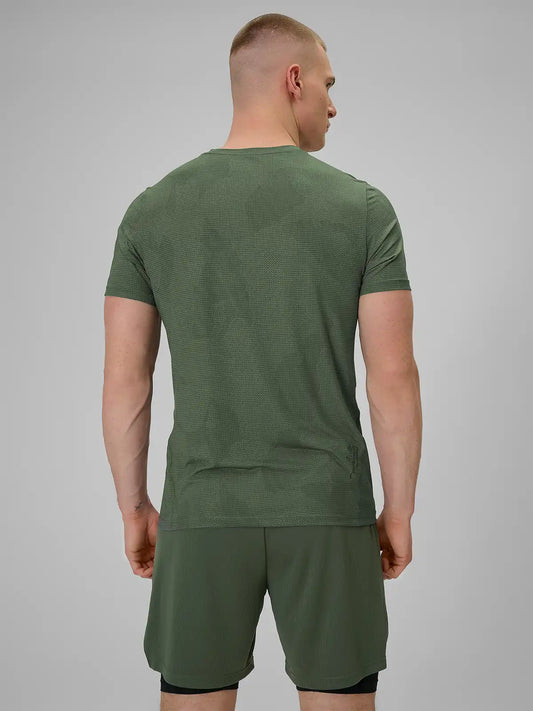 Tricou de antrenament pentru bărbați 4F M1778 4FWSS26TFTSM1778 khaki