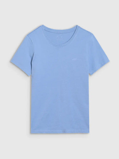 Tricou pentru femei casual 4F F2356 4FWMM00TTSHF2356 denim