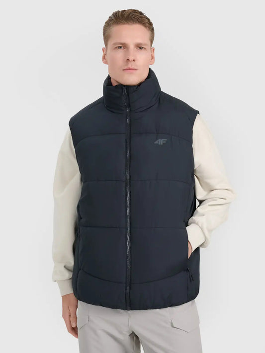 Vestă pentru bărbați  4F M295 4FRAW25TVJAM295 deep black