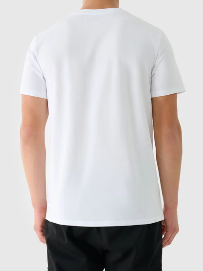 Tricou pentru bărbați casual 4F M2359 4FWAW25TTSHM2359 white 
