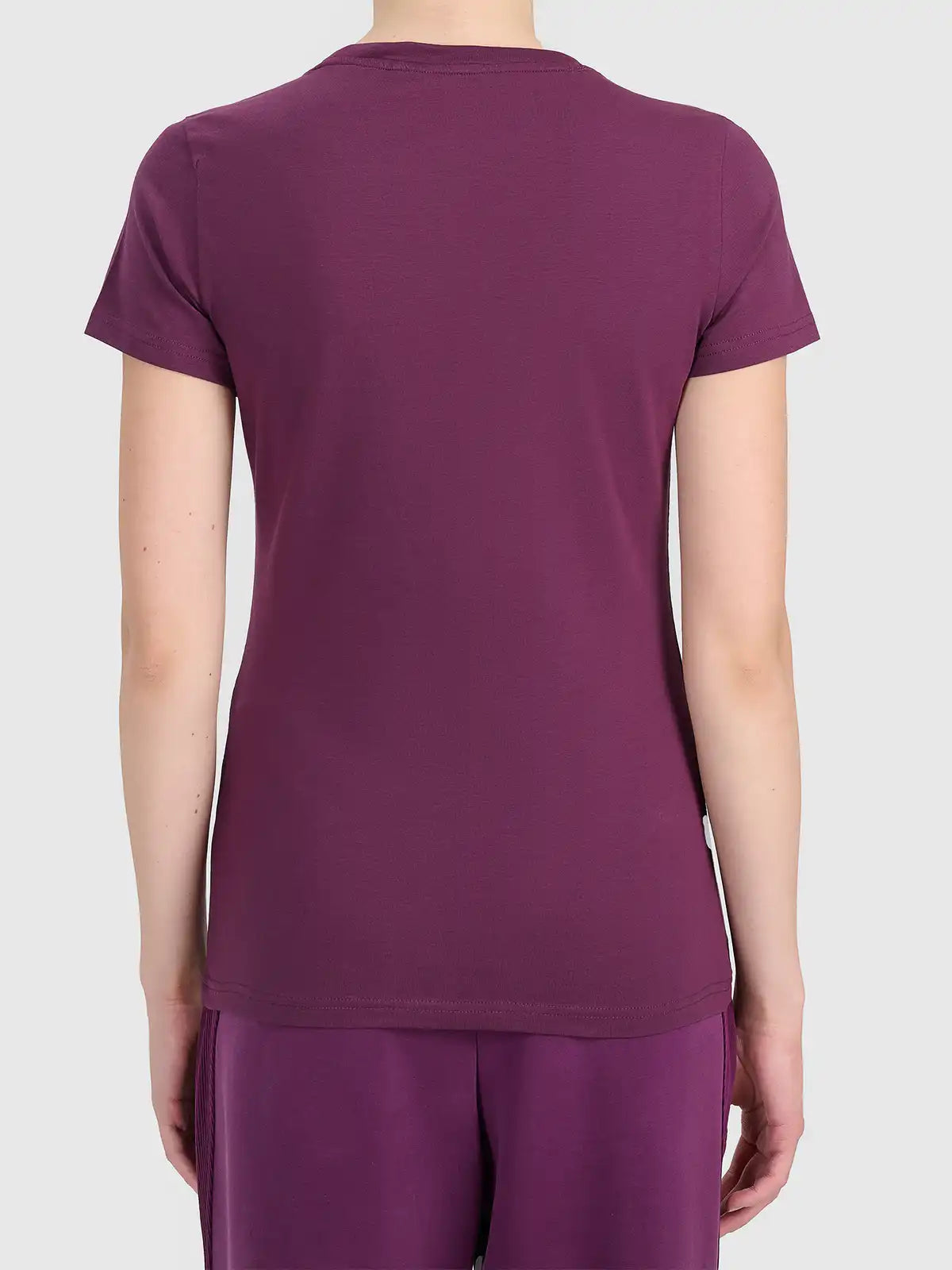 Tricou pentru femei casual 4F F2771 4FWSS26TTSHF2771 burgundy