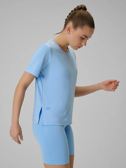 Tricou de fitness pentru femei 4F F1847 4FWSS26TFTSF1847 blue