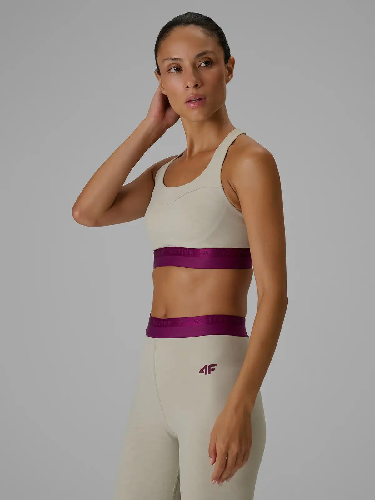 Бра для фитнеса 4F F294 4FWAW26USBAF294 beige allover