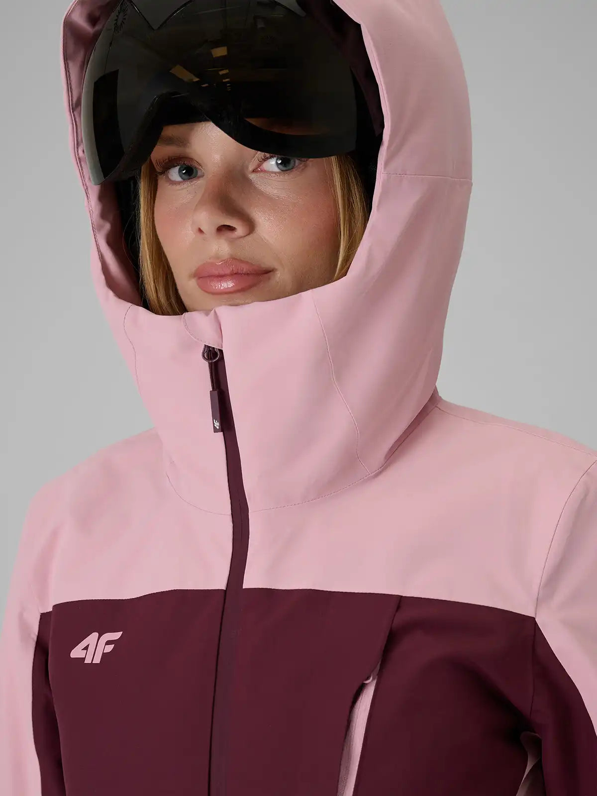 Женская лыжная куртка 4F F1224 4FWAW26TTJAF1224 burgundy