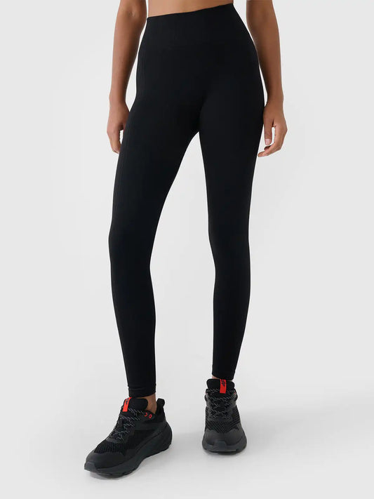 Legginși de antrenament pentru femei 4F  F420 4FWSS26TFTIF420 deep black
