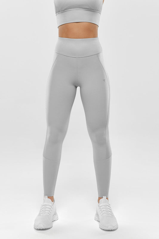 Legginși de fitness pentru femei AimoSport LGF039 grey 