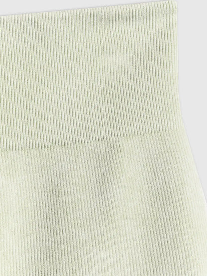 Женские короткие леггинсы для фитнеса  4F F072 4FWSS26TFSTF072 light green