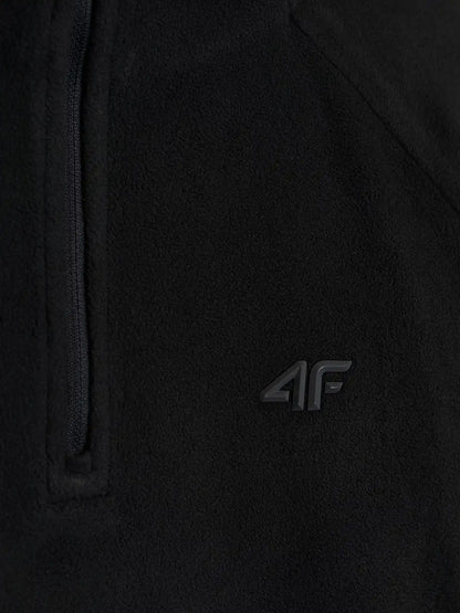 Hanorac microfleece pentru bărbați 4F M093 4FWAW26UFLEM093 deep black