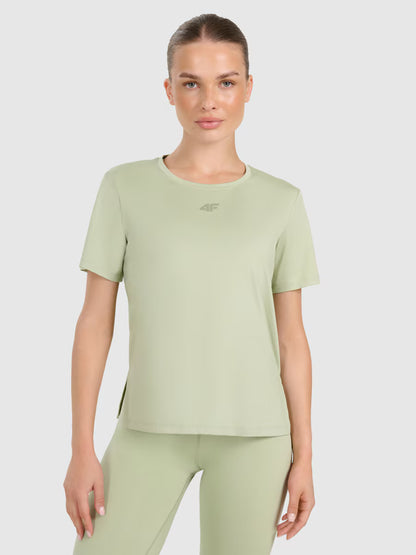 Женская футболка для фитнеса 4F F1517 4FWAW25TFTSF1517 light green