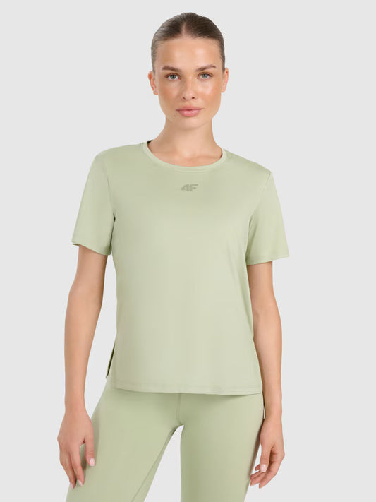 Женская футболка для фитнеса 4F F1517 4FWAW25TFTSF1517 light green