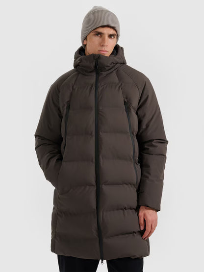 Jachetă impermeabilă pentru bărbați 4F M0995 4FWAW25TTJAM0995 khaki