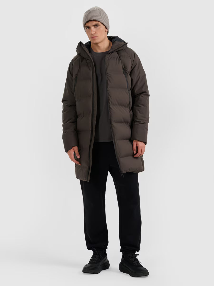 Jachetă impermeabilă pentru bărbați 4F M0995 4FWAW25TTJAM0995 khaki