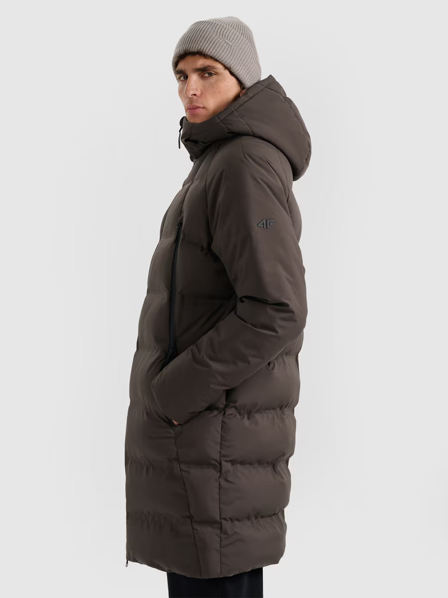 Jachetă impermeabilă pentru bărbați 4F M0995 4FWAW25TTJAM0995 khaki