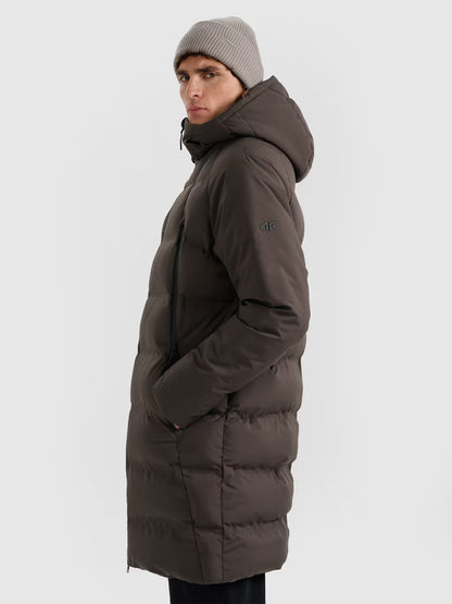 Jachetă impermeabilă pentru bărbați 4F M0995 4FWAW25TTJAM0995 khaki