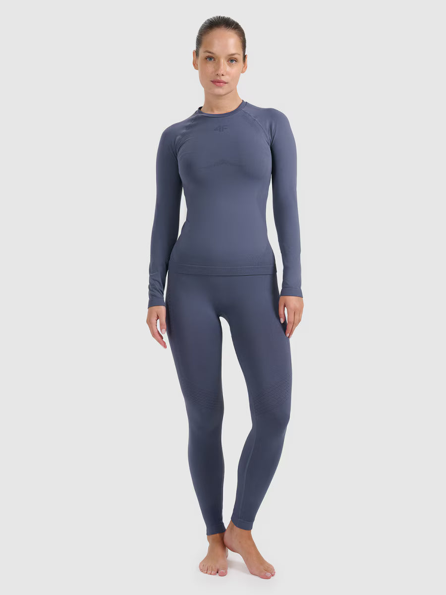 Женские леггинсы термо 4F F244 4FWAW25USEAF244 denim