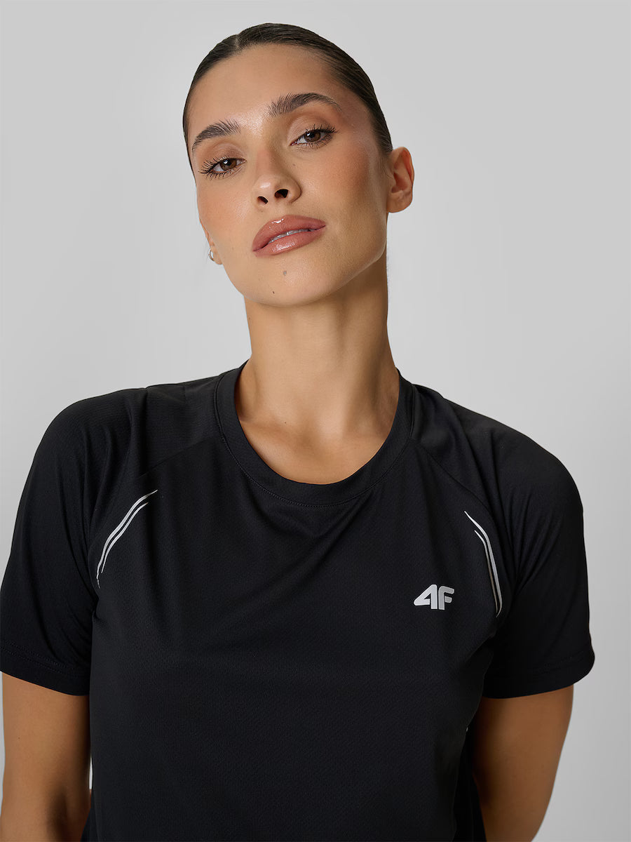 Tricou de alergare pentru femei 4F F2274 4FWAW26TFTSF2274 deep black 