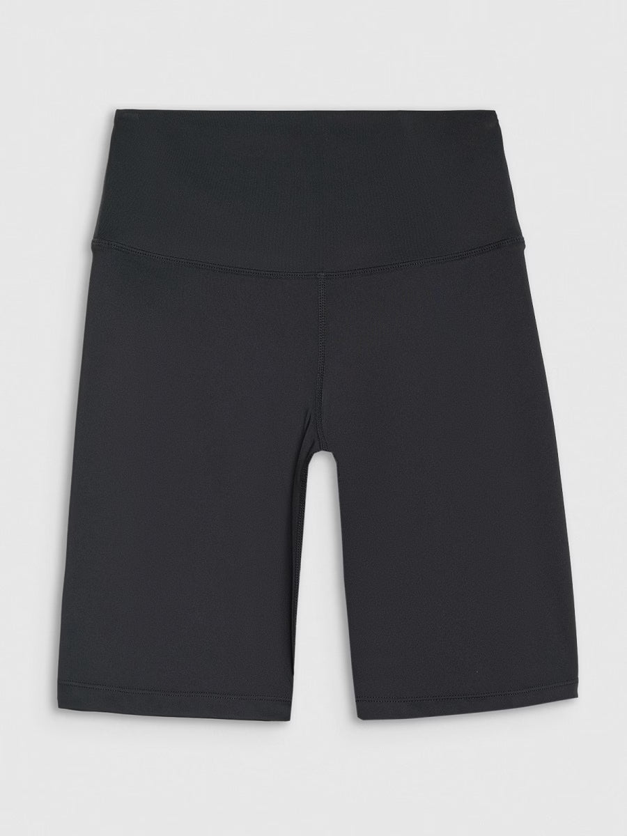 Legginși scurte de antrenament pentru femei 4F F079 4FWMM00TFSTF079 deep black