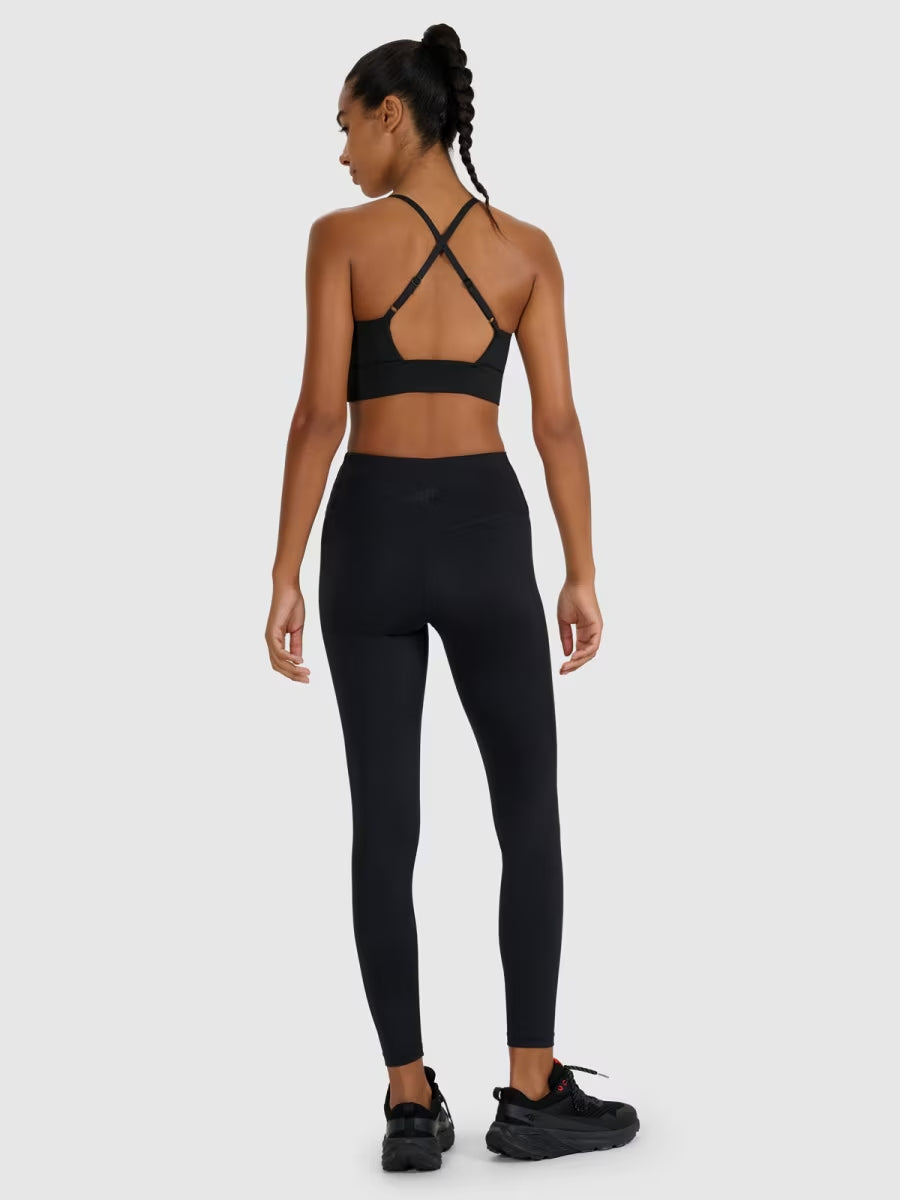 Legginși de antrenament pentru femei 4F F411 4FWMM00TFTIF411 deep black