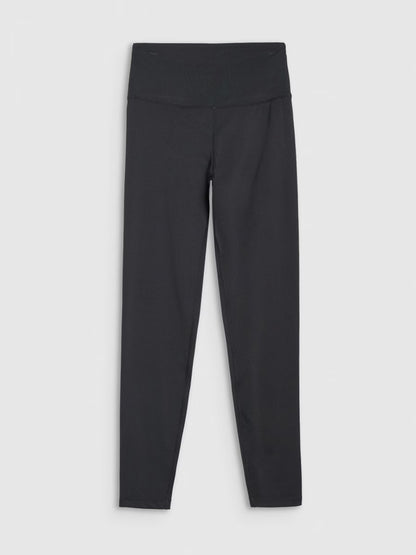 Legginși de antrenament pentru femei 4F F411 4FWMM00TFTIF411 deep black