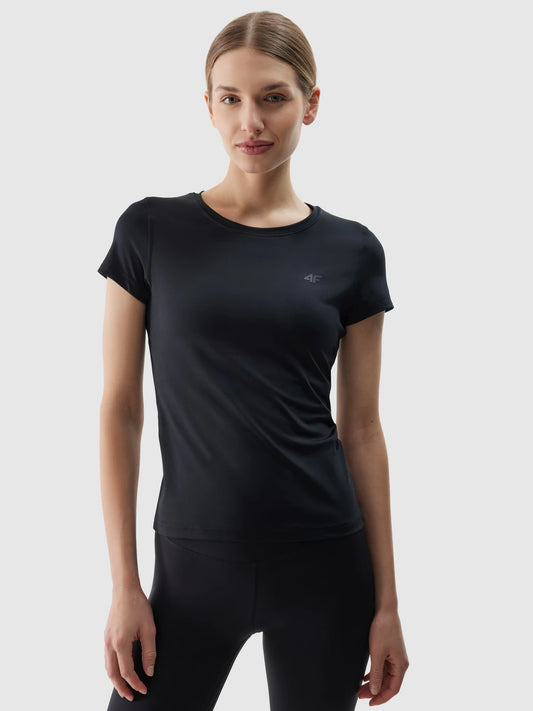 Женская футболка для фитнеса 4F F604 4FWSS24TFTSF604 Black