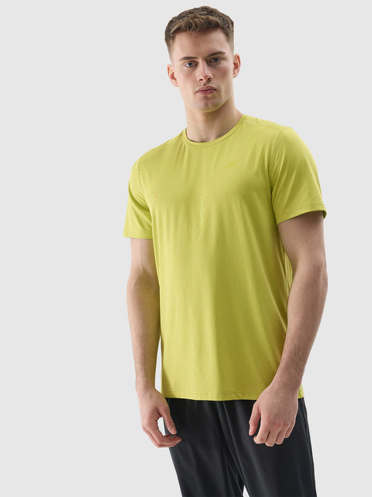 Tricou de antrenament pentru bărbați 4F M598 4FWSS24TFTSM598 Canary green