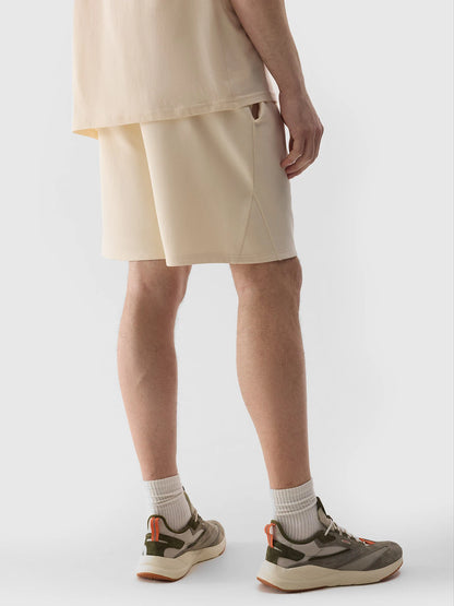 Pantaloni scurți casual pentru bărbați 4F M331 4FWSS24TSHOM331 Beige