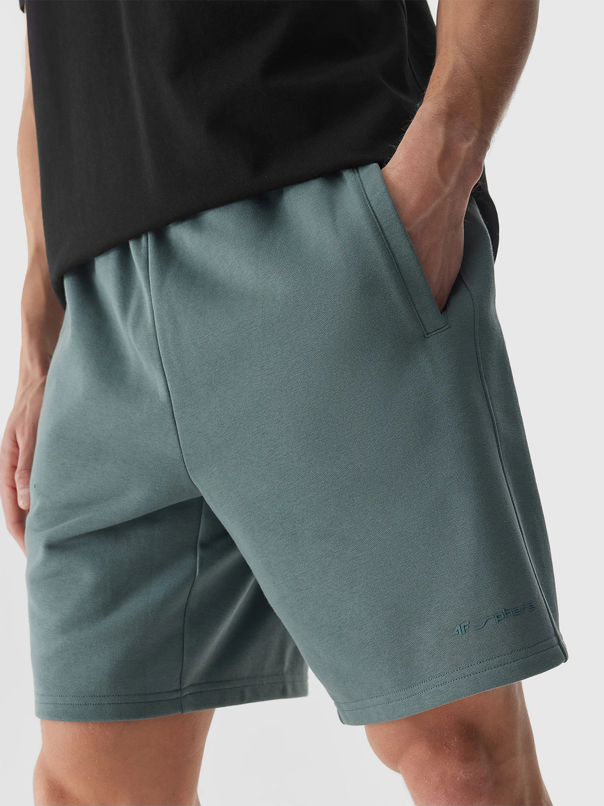 Pantaloni scurți casual pentru bărbați 4F M342 4FWSS24TSHOM342 Olive