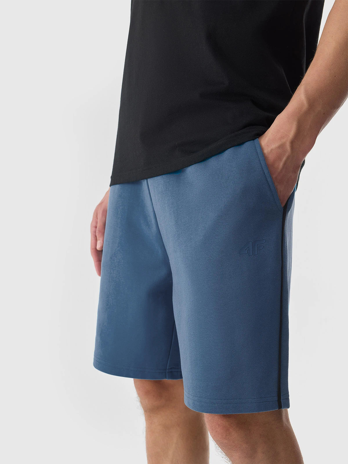 Pantaloni scurți casual pentru bărbați 4F M344 4FWSS24TSHOM344 Blue