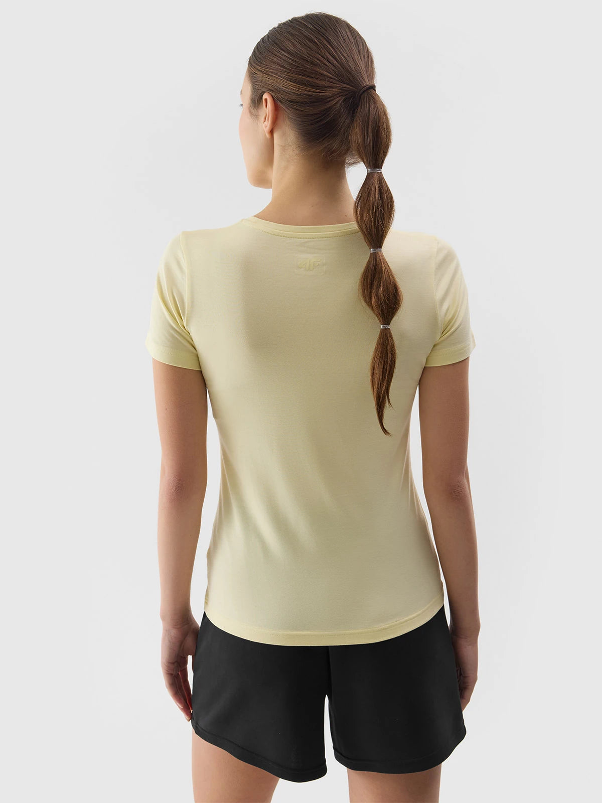 Женская футболка casual 4F F1267 4FWSS24TTSHF1267 Yellow