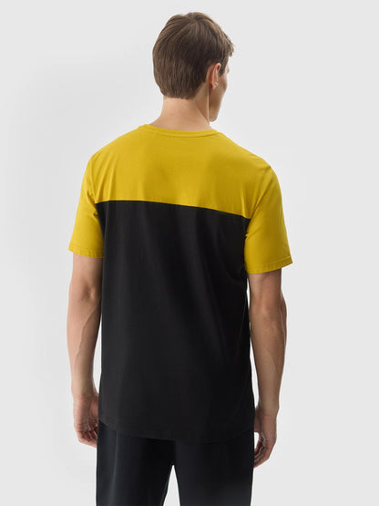 Мужская футболка casual 4F M1326 4FWSS24TTSHM1326 Yellow