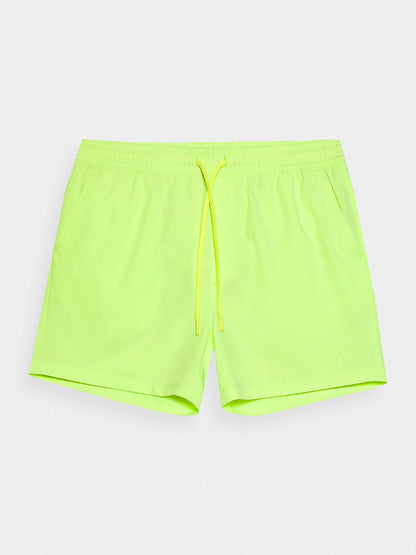 Pantaloni scurți de plajă pentru bărbați 4F M085 4FWSS24UBDSM085 Canary green