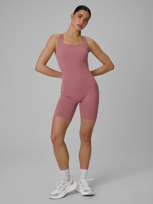 Женский комбинезон для фитнеса 4F F053 4FWSS26TJUMF053 light pink