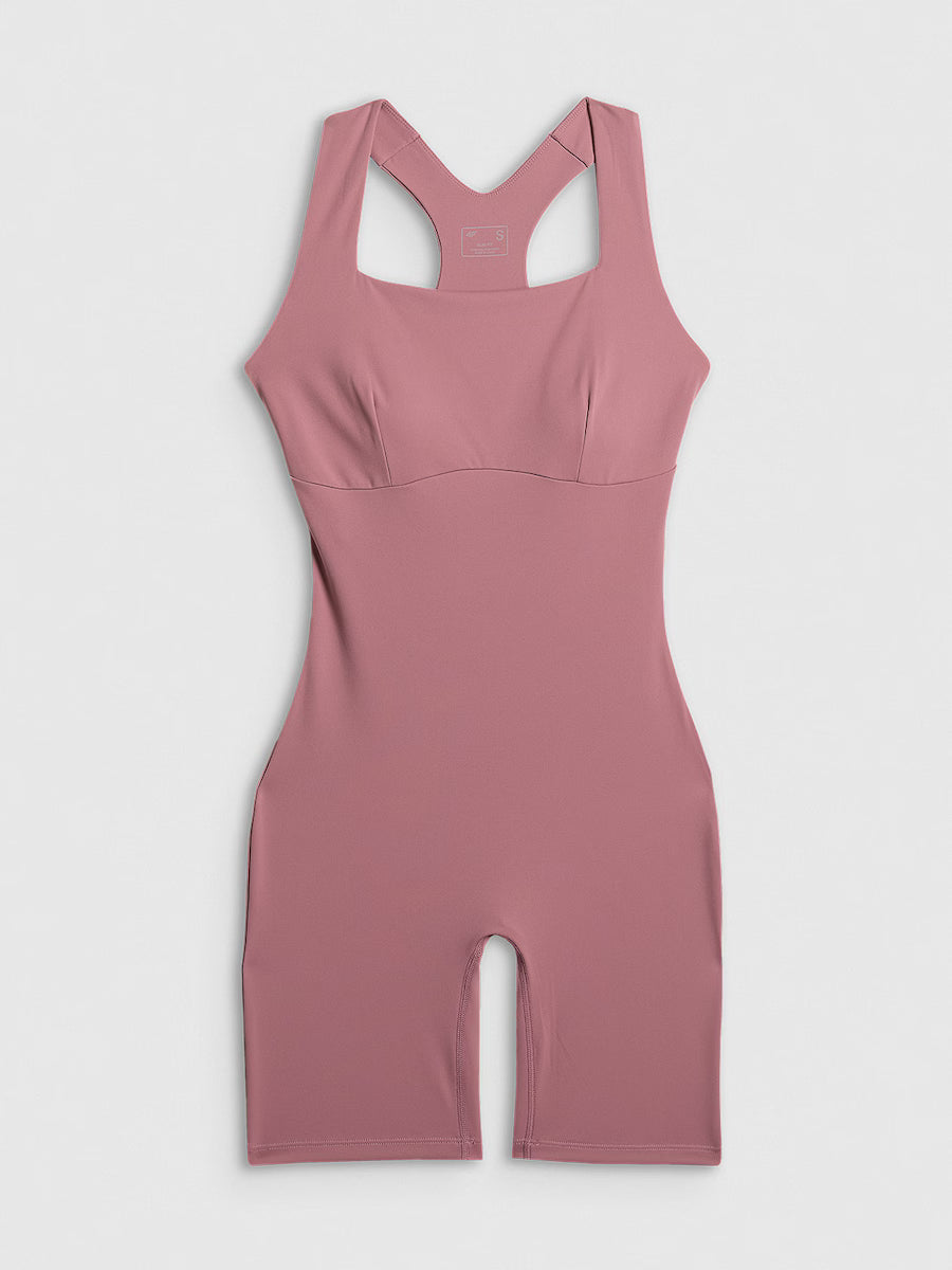 Женский комбинезон для фитнеса 4F F053 4FWSS26TJUMF053 light pink