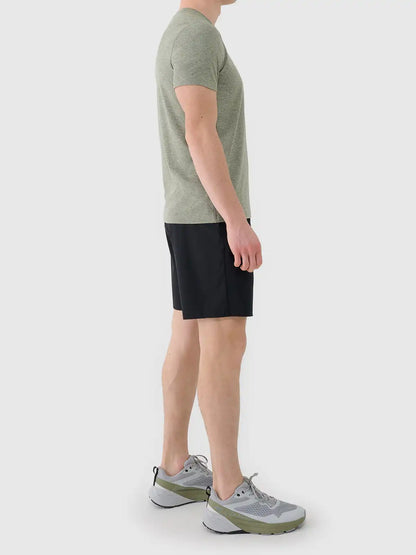 Pantaloni scurți de antrenament pentru bărbați  4F M1278 4FWSS26TFSHM1278 deep black