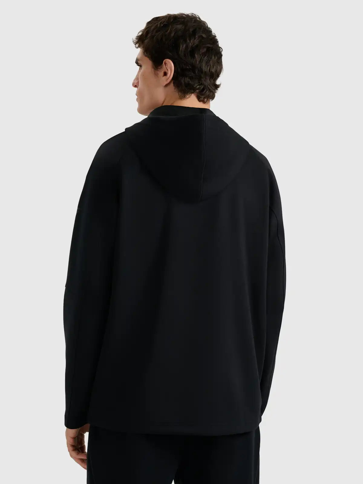 Hanorac cu fermoar pentru bărbați 4F M1865 4FWAW25TSWSM1865 deep black