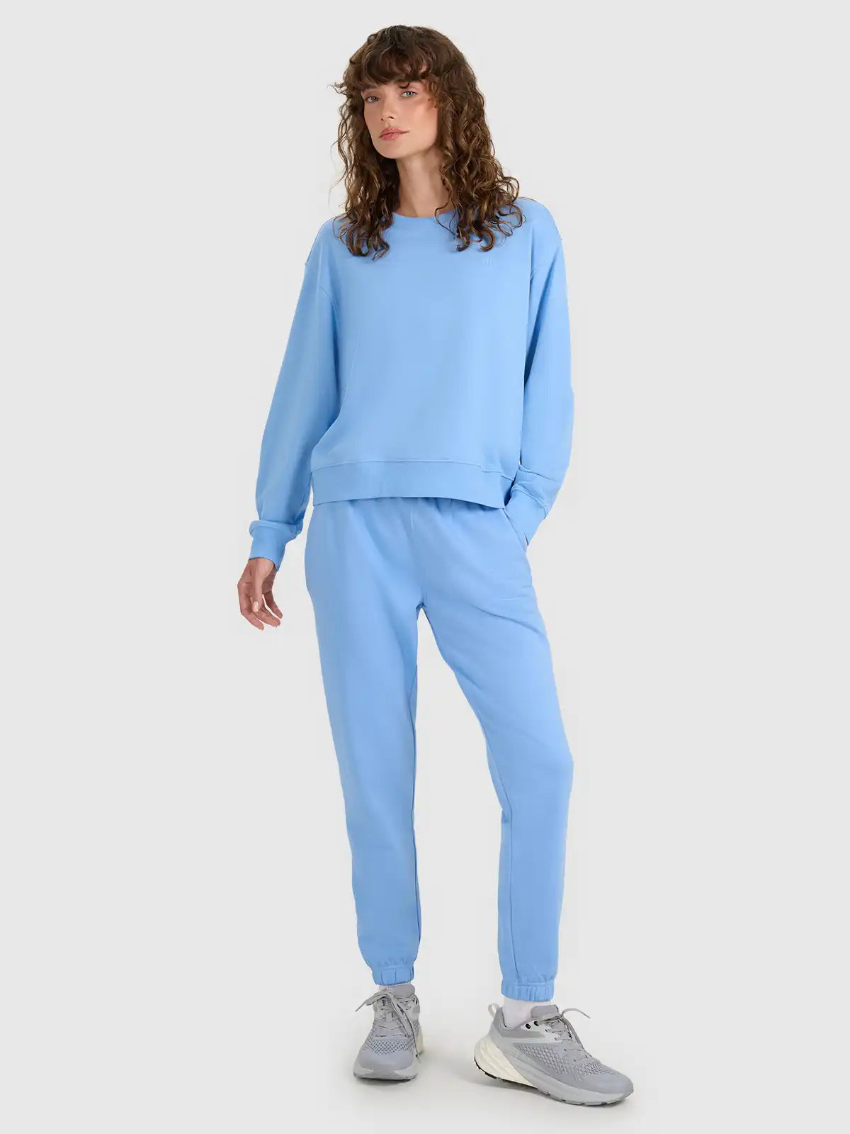 Женский батник 4F F1765 4FWMM00TSWSF1765 denim